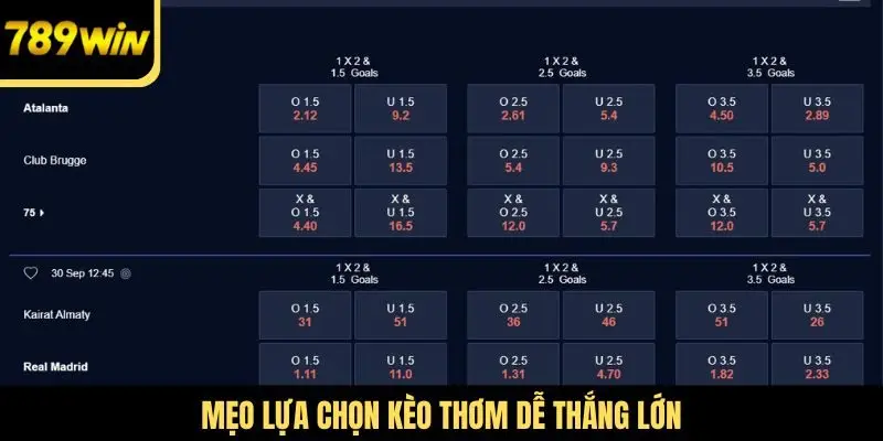 Mẹo chọn cược 1X2 dễ thắng lớn